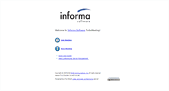 Desktop Screenshot of meeting.informasoftware.com